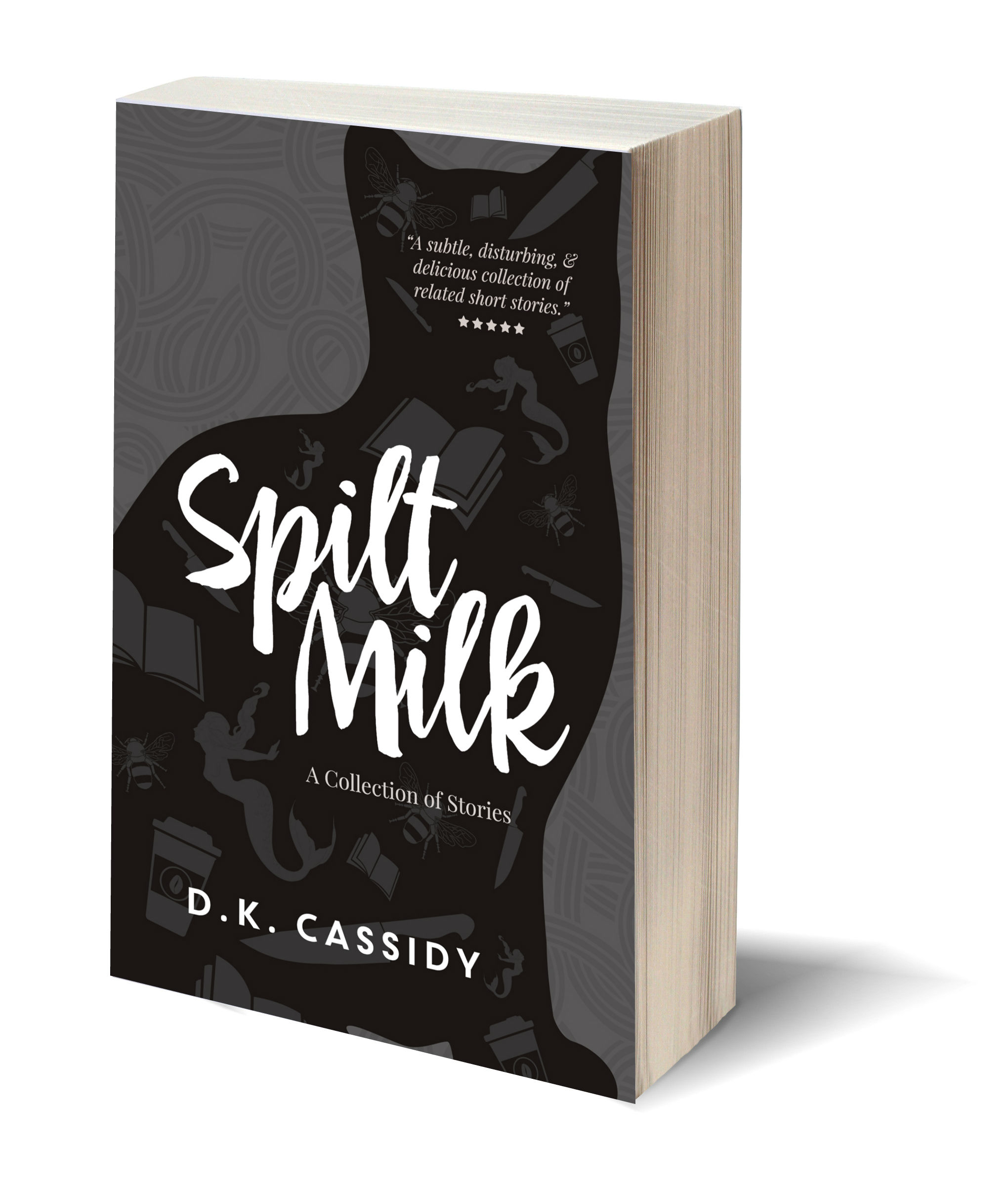Spilt milk 3D-Book-Template