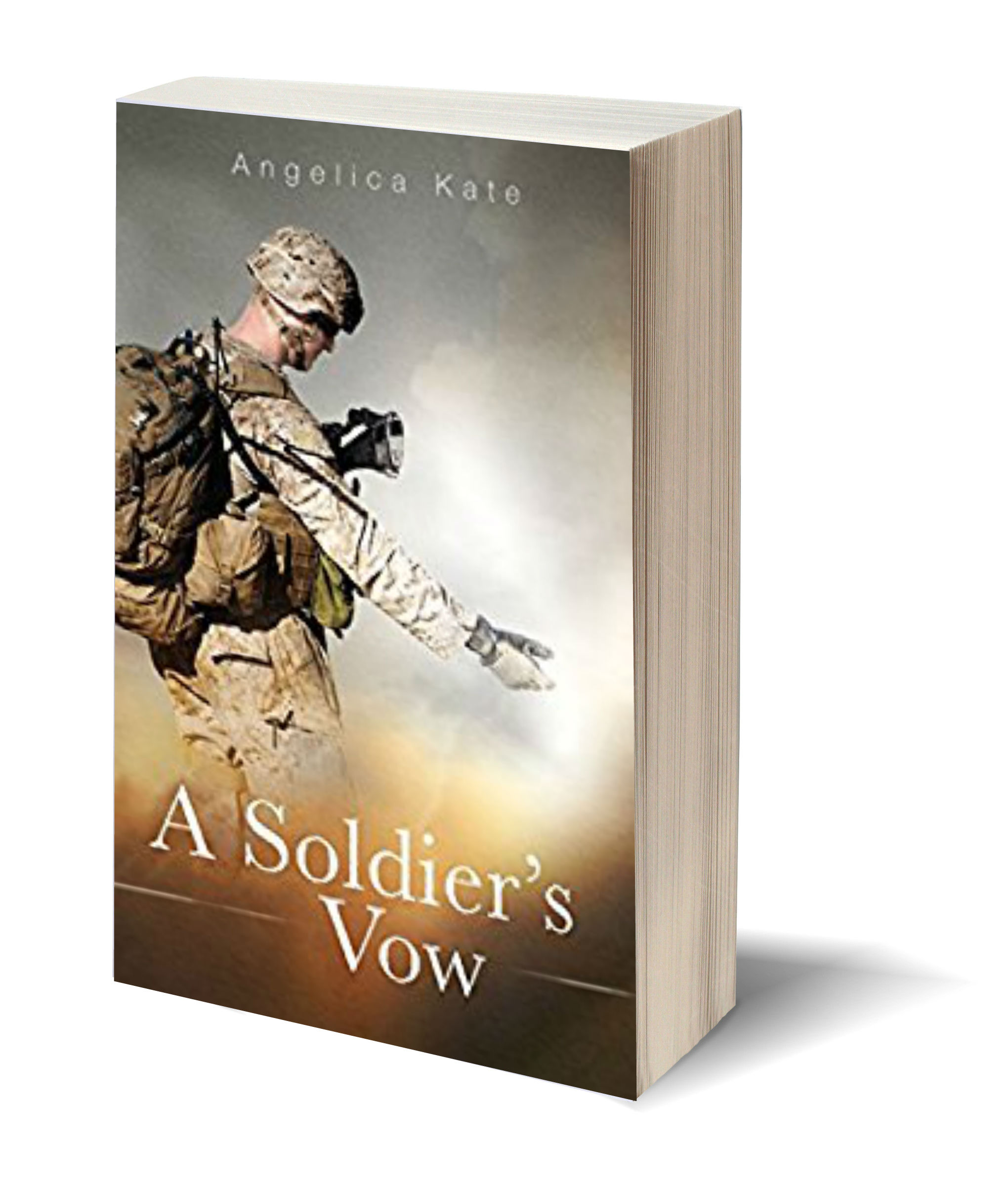 A Soldiers Vow 3D-Book-Template